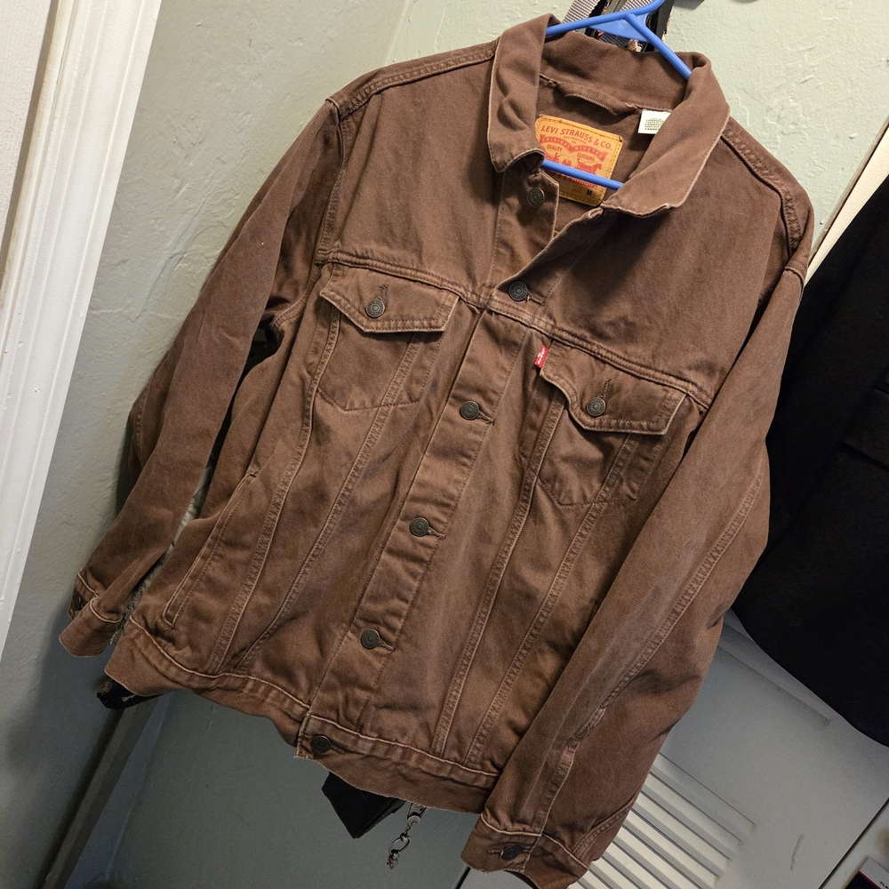 Levi's Brown Denim Jacket for Men